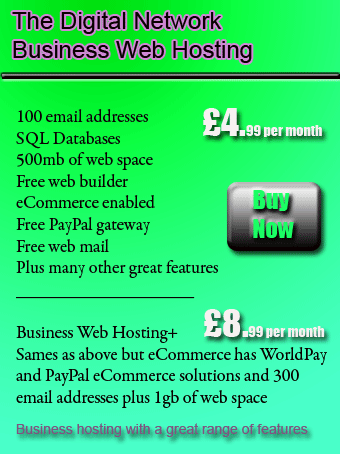 the digital network web hosting sign up banner image